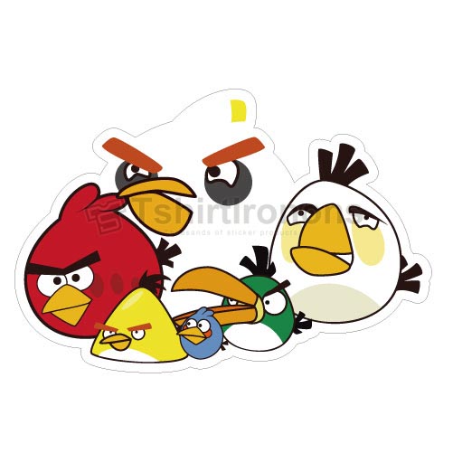 Angry Birds T-shirts Iron On Transfers N2412